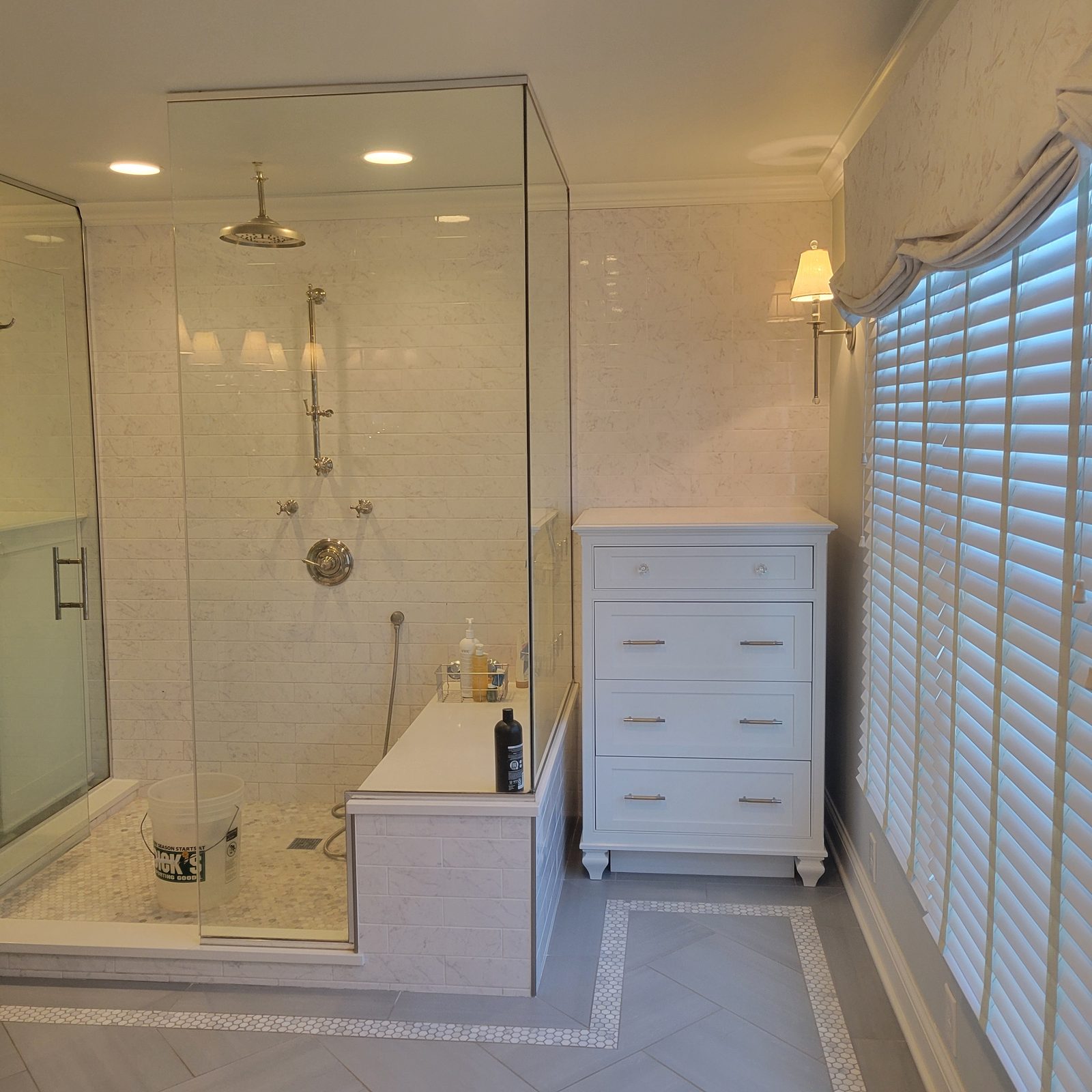 Custom shower detail